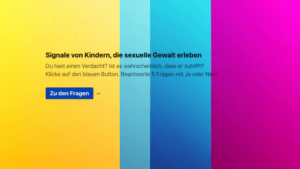 D wie Diagnose-Tool Sexueller Missbrauch