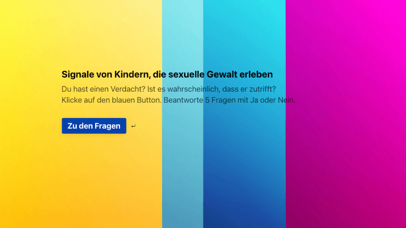D wie Diagnose-Tool Sexueller Missbrauch